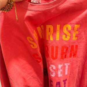 Sunrise Burn Sunset Graphic Sweatshirt